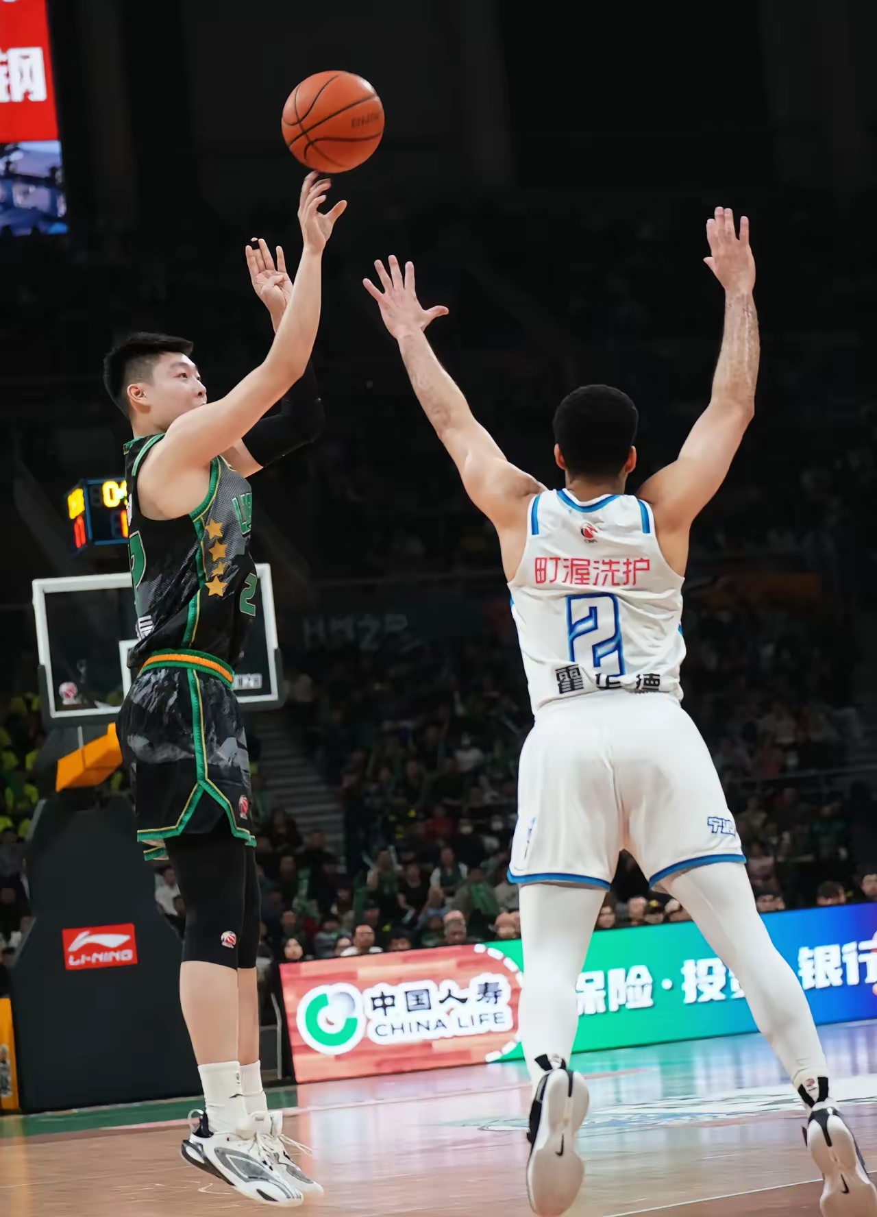 辽宁队在与山西队的比赛中保持了领先地位